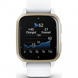 Умные часы Garmin Venu Sq 2 белые с кремово-золотым алюминиевым безелем 010-02701-11 - фото 3