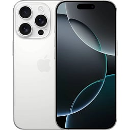 Apple iPhone 16 Pro 128GB, White Titanium (Dual Sim) - фото 1