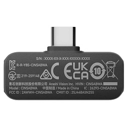 Беспроводной микрофон Insta360 Mic Air (1 TX + 1 RX), черный - фото 6