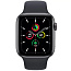 Apple Watch SE GPS + Cellular 44mm Space Gray Aluminum Case with with Midnight Sport Band (Серый космос/тёмная ночь) (MKRR3) - фото 10