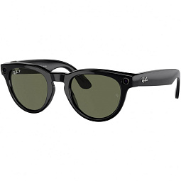 Умные очки Ray-Ban Meta Headliner (Gen 2) Shiny Black G15 Green, 150 - 50 Size (M) - фото 2