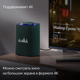 Умная колонка Яндекс Станция Макс с Zigbee, зеленый, 65Вт (YNDX-00053Z) - фото 7