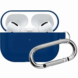 Чехол силиконовый для AirPods Pro 2 Темно-синий - фото 1