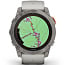 Умные часы Garmin FENIX 7X PRO Sapphire Solar, титановый с дымчато-серым оранжевым ремешком (010-02778-15) - фото 18