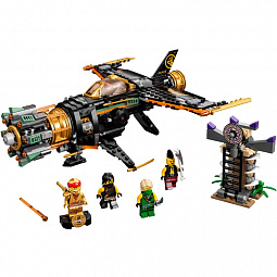 Конструктор LEGO NinjaGo 71736 Скорострельный истребитель Коула - фото 1