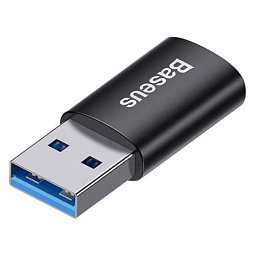 Переходник BASEUS Ingenuity Series Mini OTG, Type-C to USB-A 3.1, черный, ZJJQ000101 - фото 2