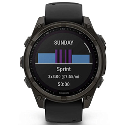 Умные часы Garmin FENIX 8 47mm Solar Sapphire Titanium Carbon Gray (010-02906-11) - фото 8