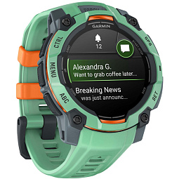 Умные часы Garmin Instinct 3 Amoled 45mm Neo Tropic with Twilight Band (010-02936-01) - фото 3