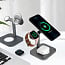 Беспроводное зарядное устройство COTECI WS-36 3 in 1 MagSafe Magnetic Wireless Fast Charger, Gray - фото 10