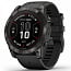 Умные часы Garmin FENIX 7X PRO Sapphire Solar Edition, титановый угольно-серый корпус с черным ремешком (010-02778-11) - фото 6