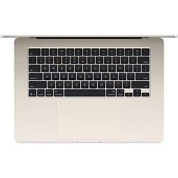 15.3" Ноутбук Apple MacBook Air 15 2025 2880x1864, Apple M4, RAM 24 ГБ, SSD 512 ГБ, 10C CPU/10C GPU, macOS, Starlight (MC6K4) - фото 2