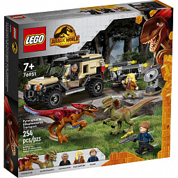 Конструктор LEGO 76951 Jurassic World Транспорт пирораптора и дилофозавр - фото 7