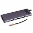 USB-концентратор Хаб Hub Baseus Metal Gleam Series 8 в 1 (Space Grey) Type-C(PD), 4k HDMI, SD, MicroSD, RJ45, 3xUSB 3.0 (CAHUB-CV0G) - фото 12