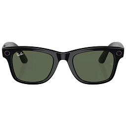 Умные очки Ray-Ban Meta Wayfarer Shiny Black Green, 150 - 50 Size - фото 1