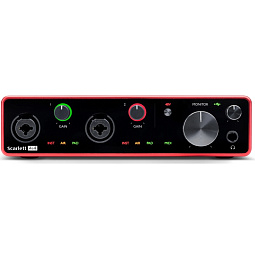 Аудиоинтерфейс Focusrite Scarlett 4i4 3rd Gen - фото 4