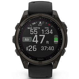 Умные часы Garmin FENIX 8 47mm Solar Sapphire Titanium Carbon Gray (010-02906-11) - фото 6