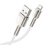 Кабель Baseus Cafule Series Metal Data Cable USB to IP 2.4A 1m, White - фото 13