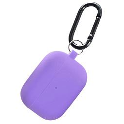 Чехол силиконовый для AirPods Pro 2 Фиолетовый - фото 4