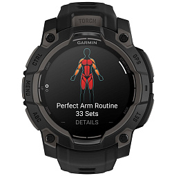 Умные часы Garmin INSTINCT 3 45 mm AMOLED, Black (010-02936-00) - фото 2