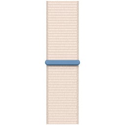 Apple Watch Series 9 GPS 41mm Aluminum Case with Sport Loop, Starlight (Сияющая звезда) MR8V3LW/A - фото 3