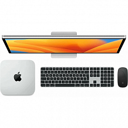 Apple Mac Mini 2023 MMFJ3 (Apple M2/ 8GB/ 256GB SSD/ Apple Graphics 10-core), серебристый - фото 5