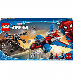 Конструктор LEGO Marvel 76150 Реактивный самолёт Человека-Паука против Робота Венома - фото 7