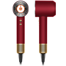 Фен Dyson Supersonic HD16 Red Velvet/Gold (Красный бархат/золото) с кейсом - фото 2