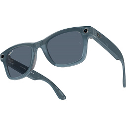 Умные очки Ray-Ban Meta Wayfarer Matte Jeans Polar Dusty Blue, 150 - 50 Size - фото 7