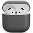 Чехол для AirPods 4 силиконовый темно-серый - фото 2