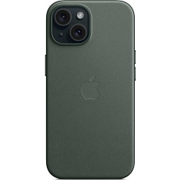 Чехол-накладка iPhone 15 FineWoven Case with MagSafe - Evergreen (MT3J3) - фото 5