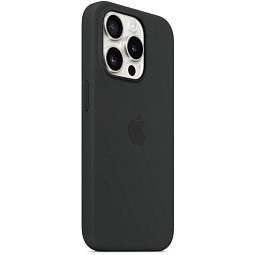 Чехол-накладка iPhone 15 Pro Silicone Case with MagSafe - Black (MT1A3) - фото 5