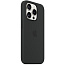 Чехол-накладка iPhone 15 Pro Silicone Case with MagSafe - Black (MT1A3) - фото 11