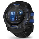 Умные часы Garmin INSTINCT 3 AMOLED 50mm Black with Black/Bolt Blue Band (010-03020-03)