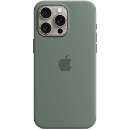 Чехол-накладка iPhone 15 Pro Max Silicone Case with MagSafe - Cypress (MT1X3) - фото 1