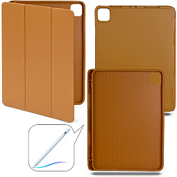 Чехол книжка Smart Case для iPad Air 13 (2024) Коричневый с отделением для Pencil - фото 1