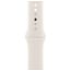 Apple Watch Series 10 46mm GPS + Cellular Gold Titanium Case with Starlight Sport Band S/M (MWYX3) - фото 6