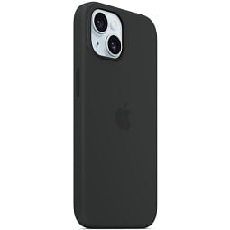 Чехол-накладка iPhone 15 Silicone Case with MagSafe - Black (MT0J3) - фото 6