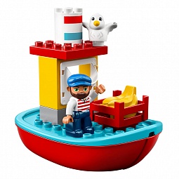 Электромеханический конструктор LEGO DUPLO 10875 Грузовой поезд - фото 2