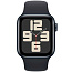 Apple Watch SE 2023 GPS 44mm Aluminium Case with Sport Band M/L, Midnight (Тёмная ночь), MRE93 - фото 7