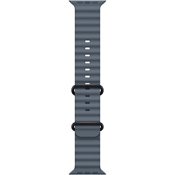 Apple Watch Ultra 3 (2025) 49mm Black Titanium Case with Anchor Blue Ocean Band - фото 3