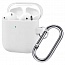 Чехол для AirPods силиконовый Белый - фото 3