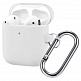 Чехол для AirPods силиконовый Белый