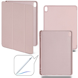 Чехол книжка Smart Case для iPad 10.9 Розовый с отделением для Pencil - фото 1