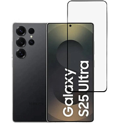 Защитное стекло Remax ES-01 Easy to Stick для Samsung S25 Ultra 3D Black - фото 1