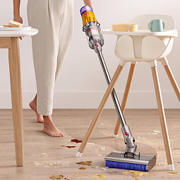 Пылесос Dyson V12s Detect Slim Submarine Complete (SV46), желтый/никель (499067-01) - фото 6