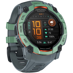 Умные часы Garmin Instinct 3 Amoled 50mm Neo Tropic with Twilight Band (010-03020-01) - фото 3