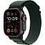 Apple Watch Ultra 2 (2024) 49mm Black Titanium Case with Dark Green Alpine Loop L, MX4T3 - фото 4