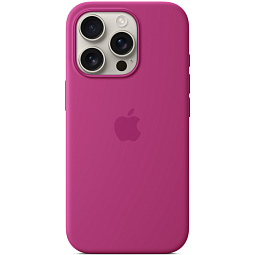 Чехол-накладка iPhone 16 Pro Silicone Case with MagSafe - Fuchsia (MYYN3) - фото 2