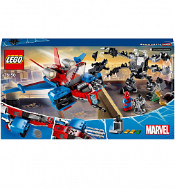 Конструктор LEGO Marvel 76150 Реактивный самолёт Человека-Паука против Робота Венома - фото 8