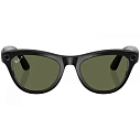 Фото Умные очки Ray-Ban (Gen 2) Skyler Shiny Black G15 Green, 150 - 52 Size